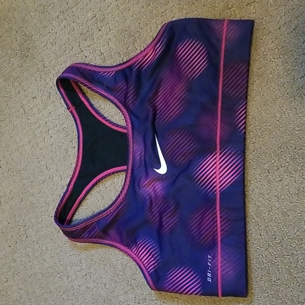 NIKE  WOMENS EUC DRI  FIT  SPORTS  BRA  SIZE  M